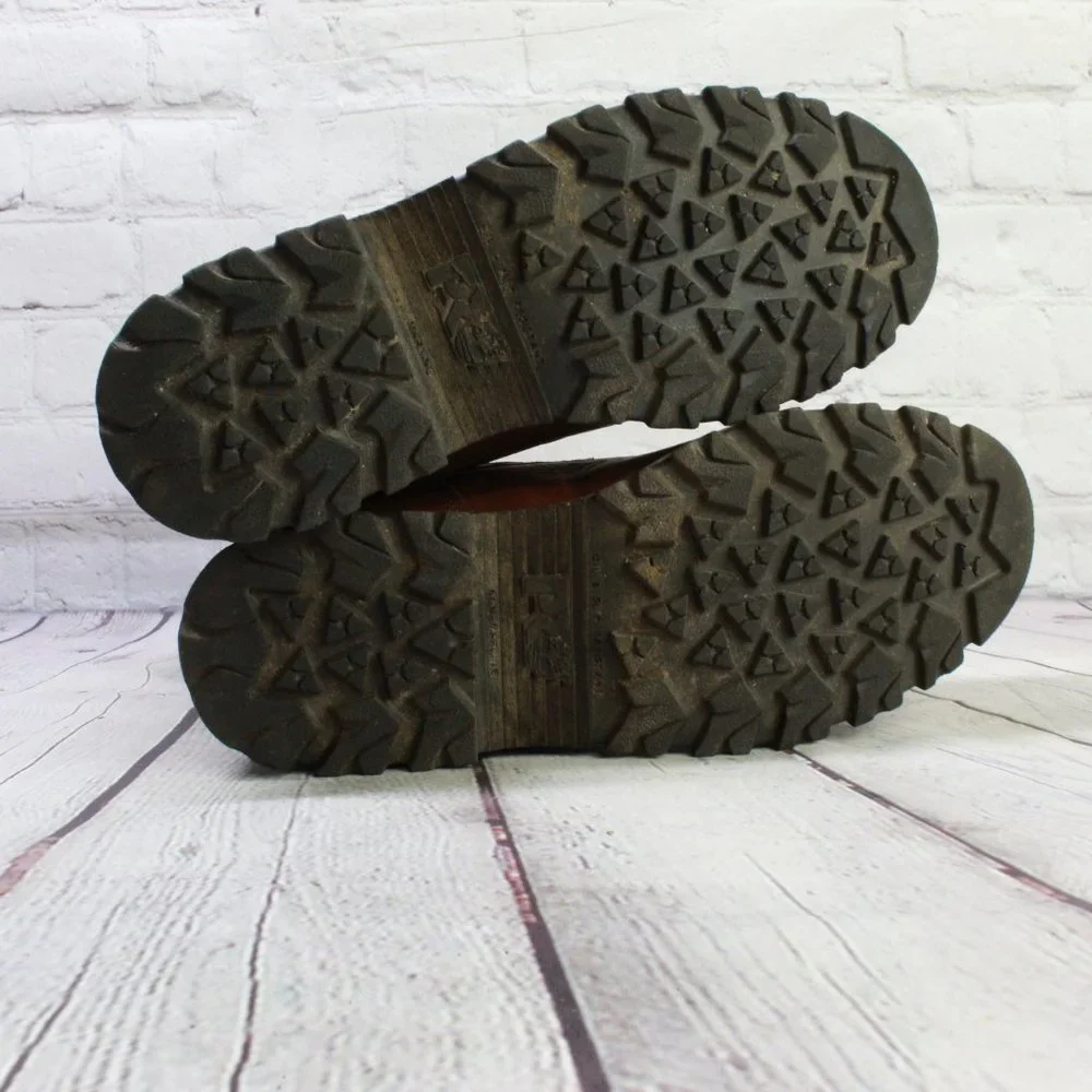 Timberland Pro 95570 Brown Leather Steel Toe Rugged Work Boots Size 10 Wide - Picture 9 of 9